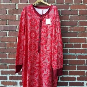 Heart & Hand Women's XXL Union Suit Pajamas NWT